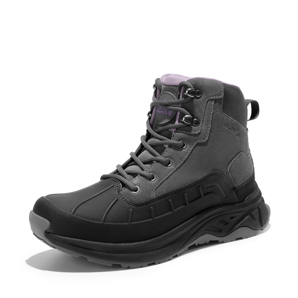 Women's Waterproof Hiking Boots  - DARK GREY -  0